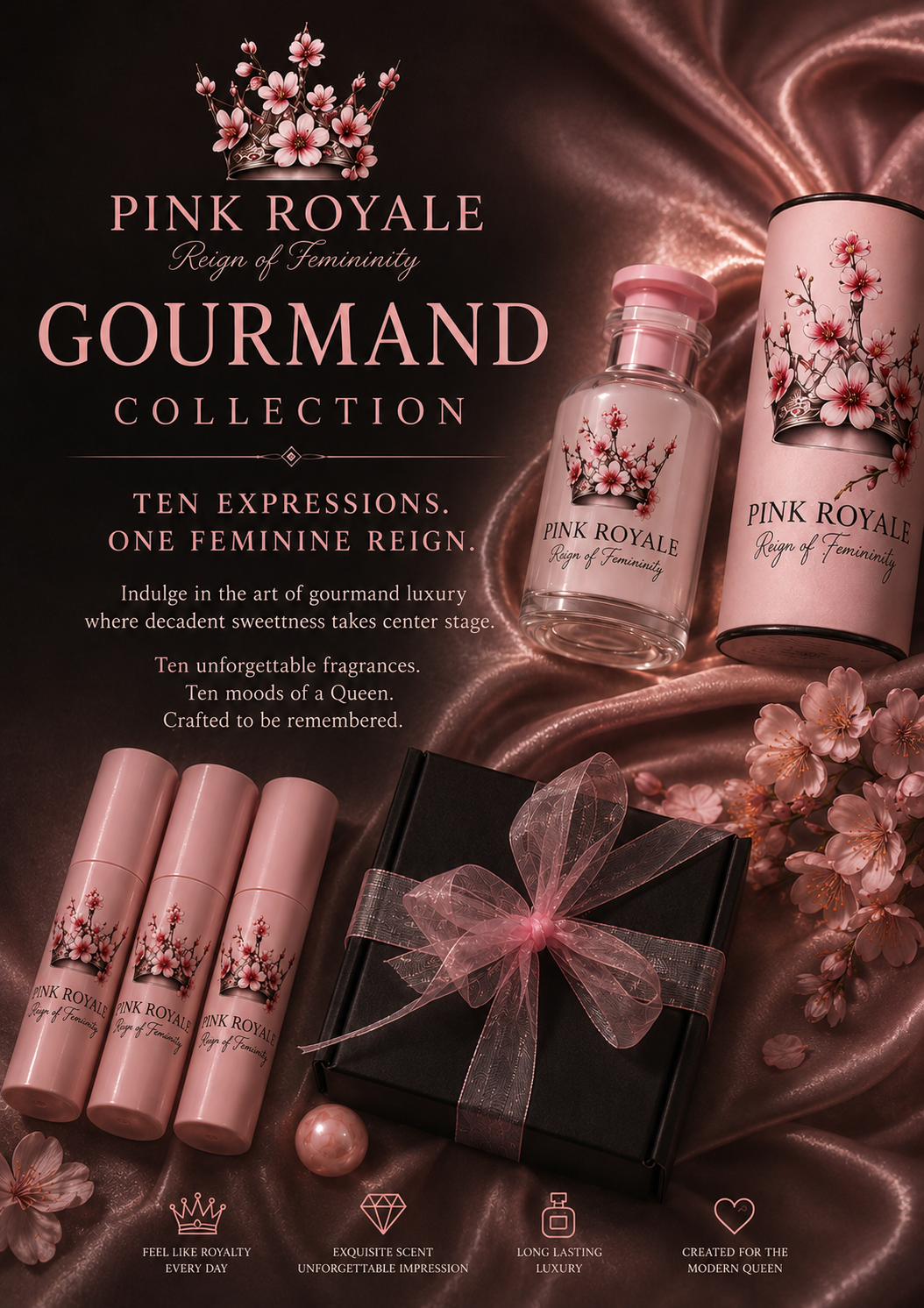 Pink Royale discovery set packaging