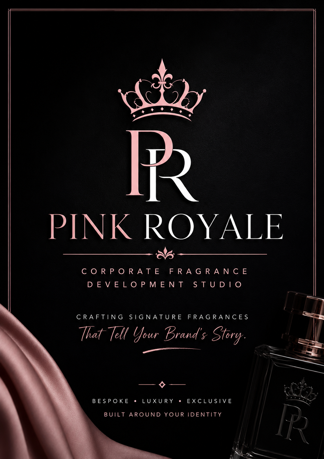 Pink Royale Fragrance Development Studio branding